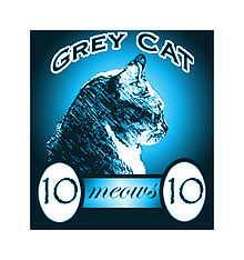 Artistamp by Elaine with Grey Cats, 2005 10-meow stamp.jpg