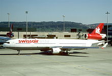 MD-11 HB-IWG mit Swissair Asia Anstrich