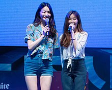 Davichi at OST & Greatest Hits Live in Singapore on January 8, 2017.