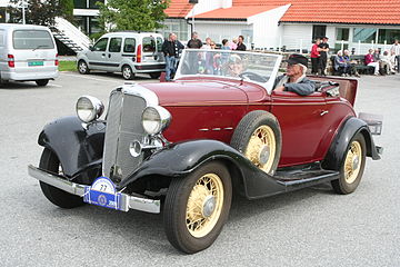 Chevrolet Master de Luxe afslaankap, 1933