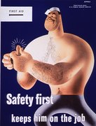 Safety first keeps him on the job (1942)