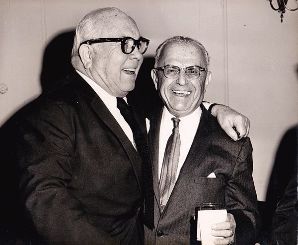 Skouras with Alan E. Freedman in 1960