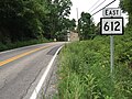 File:2017-07-21 19 22 30 View east along West Virginia State Route 612 (Okey L Patterson Road) at Toney Fork Road (Fayette County Route 15-2) in Carlisle, Fayette County, West Virginia.jpg