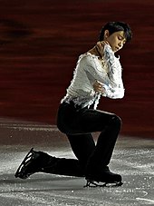 Hanyu in his exhibition program at the 2019–20 Grand Prix Final in Turin