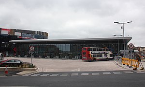 2021 at Exeter Bus Station - forecourt (15803 WA61KZO).JPG