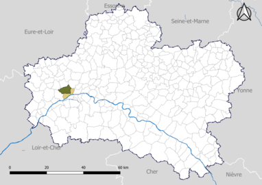 Ingré dans le canton de Saint-Jean-de-la-Ruelle en 2020.