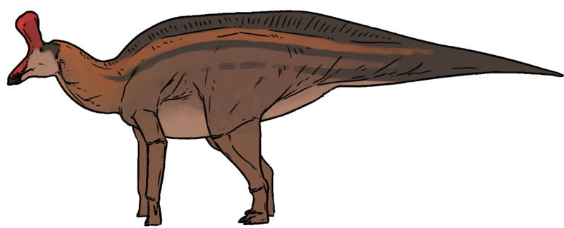 File:A life reconstruction of Tsintaosaurus spinorhinus.png