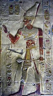 Seti I second pharaoh of the 19th dynasty in ancient egypt