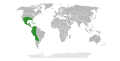 Range of the genus Acaciella