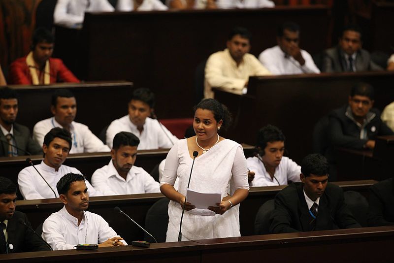 File:Addressing the Sri Lanka youth parliament.jpg