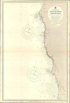 300px admiralty chart no 3122 redding rock to cape blanco%2c published 1900