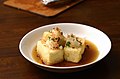 Agedashi tofu, fried tofu with broth.jpg