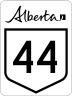 Highway 44 marker