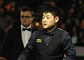 Alex Crisan and Liang Wenbo at Snooker German Masters (Martin Rulsch) 2014-01-30 01.jpg