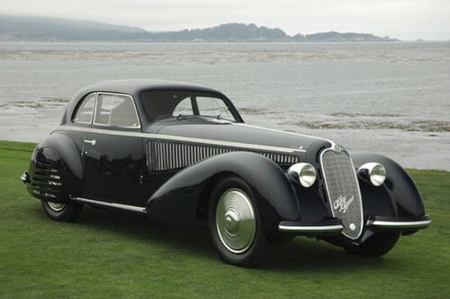 1938 Alfa Romeo 8C 2900B Touring Berlinetta, winner of the 2009 edition