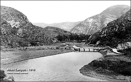 View of the mouth of Aliso Creek in 1918