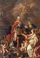 Kuningas Ferdinand VI: n allegoria rauhanomaisena kuninkaana.jpg