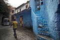 Alley in the city of Chefchaouen