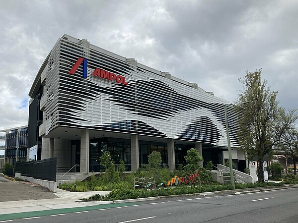 Ampol's headquarters in Alexandria, Sydney