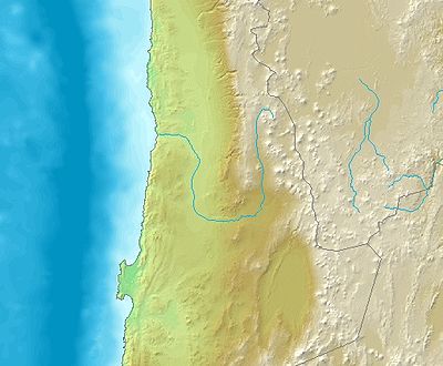 Mapa de localización de Río Loa