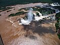 Imagen aerea de la parte de arriba de la Garganta del Diablo.