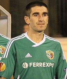 Armend Dallku played 11 seasons in the Ukrainian Premier League and was one of many Albanian players at Vorskla Poltava Armend Dallku.jpeg
