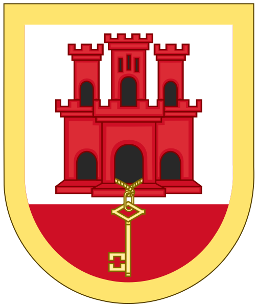 File:Arms of Gibraltar.svg