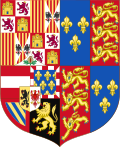 Arms of Philip of Austria, Prince of Asturias and King of England.svg