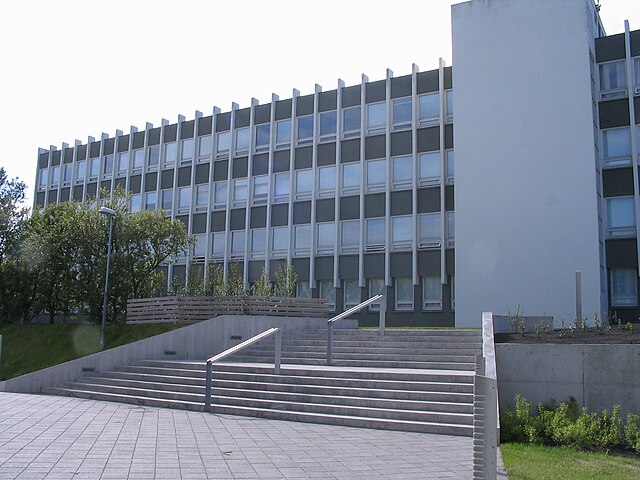 Árnagarður, on the campus of the University of Iceland, which houses the institute