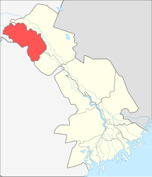 District de Tchernoïarski - Carte