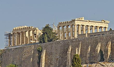 Les columnes d'ordre dòric del Partenó