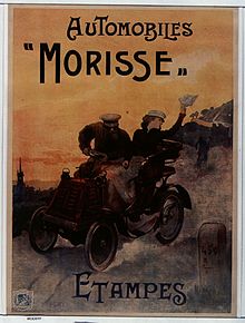 Automobiles Morisse, construites à Étampes vers 1900.