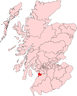 <span class="mw-page-title-main">Ayr (UK Parliament constituency)</span> Parliamentary constituency in the United Kingdom, 1950–2005