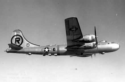 Boeing B-29A-70-BN (S/N 44-62305). Note the streamlined top turret added on block 40 A models and later.