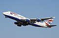 British Airways' Boeing 747-400.