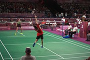 Deutsch: Badminton bei den Olympischen Jugendspielen 2018; Tag 4, 10. Oktober 2018; Viertelfinale Mädchen: Pattarasuda Chaiwan (Thailand) - Vivien Sándorházi (Ungarn) 21-9, 21-8 23′ English: Badminton at the 2018 Summer Youth Olympics at 10 October 2018 – Girls Quarterfinal: Pattarasuda Chaiwan (Thailand) - Vivien Sándorházi (Hungary) 21-9, 21-8 23′