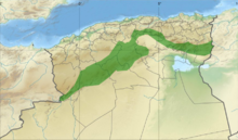 Location of the Algeria Green Dam Barrage vert.png