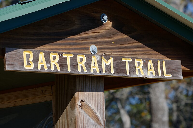 File:Bartram Trail sign, Wayah Bald, NC.jpg