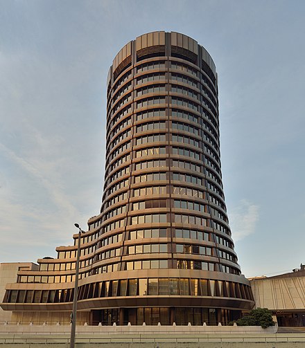BIS main building in Basel, Switzerland