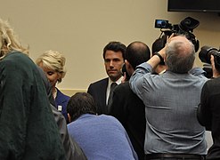 Ben Affleck and Cindy McCain enter the hearing room. (5510281170).jpg