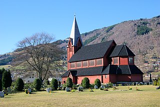 Stedje Church Church in Sogn og Fjordane, Norway