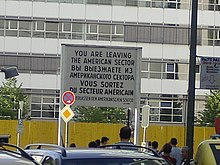 A You Are Leaving sign at a border of the American sector Berlin - You are leaving.jpg