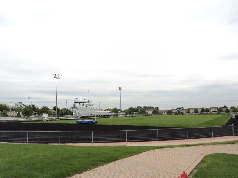 File:Bill Hundman Memorial Field at Central Catholic High School, Bloomington Illinois.JPG