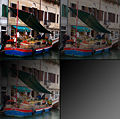 Multiply blend mode applied to the example pictures