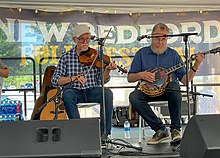 Bruce Molsky (L) and Tony Trischka at the 2022 New Bedford Folk Festival Bruce Molsky and Tony Trischka, New Bedford Folk Festival 2022.jpg