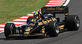 Demonstrating a Lotus 97T at the Japanese GP