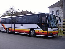 A Volánbusz távolsági autóbusza Makón