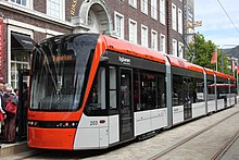 Stadler built Variobahn for the Bergen Light Rail, Norway Bybanen23.juni2010.jpg