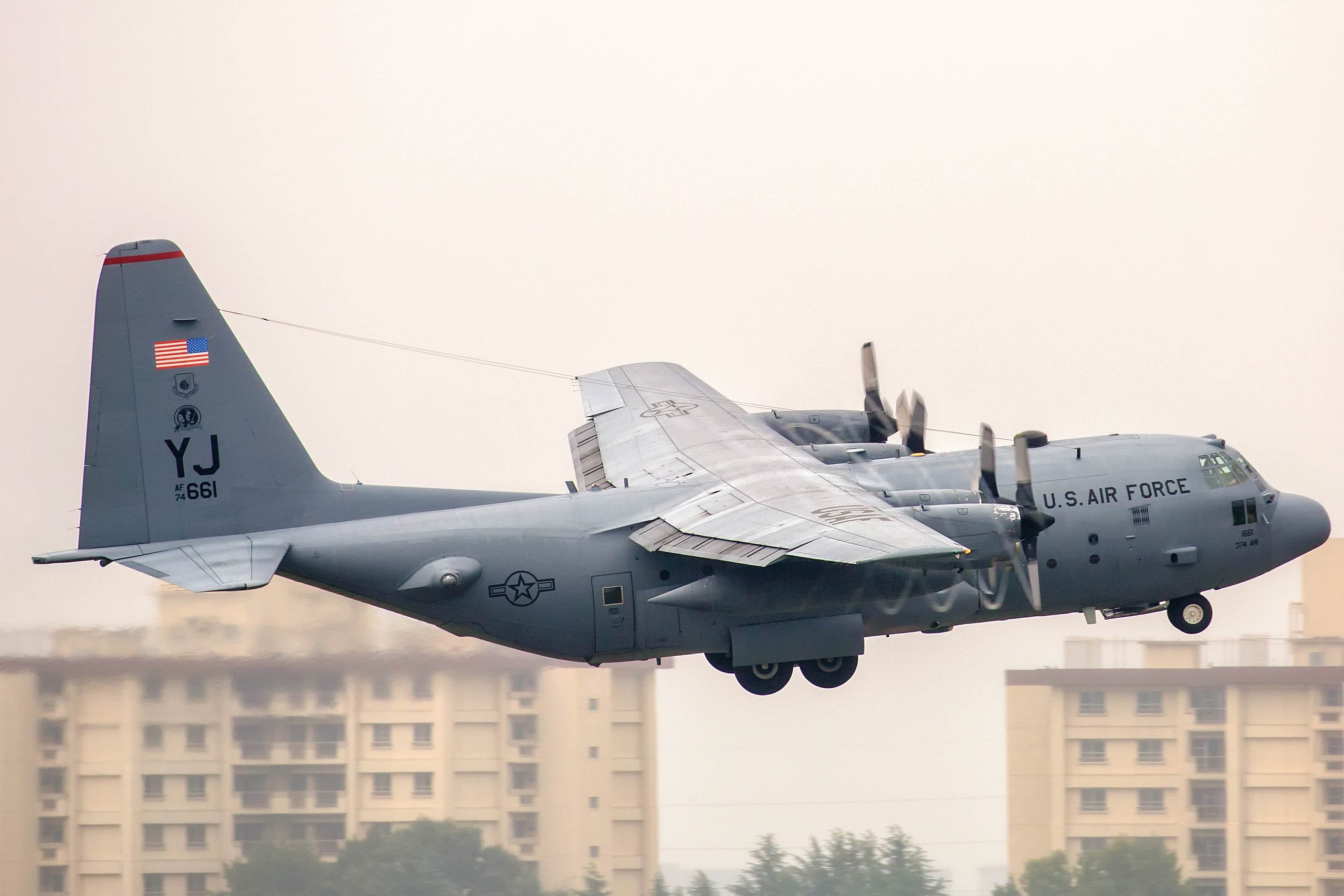 A U.S. Air Force C-130 Hercules (Front) and C-130 Juliet - PICRYL - Public  Domain Media Search Engine Public Domain Search