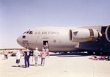 The Spirit of Bob Hope is a USAF C-17 Globemaster III that was named after Hope CO0002.jpg